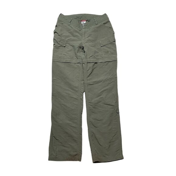 THE NORTH FACE Convertible Pants Green Size 6 Long - Picture 1 of 8